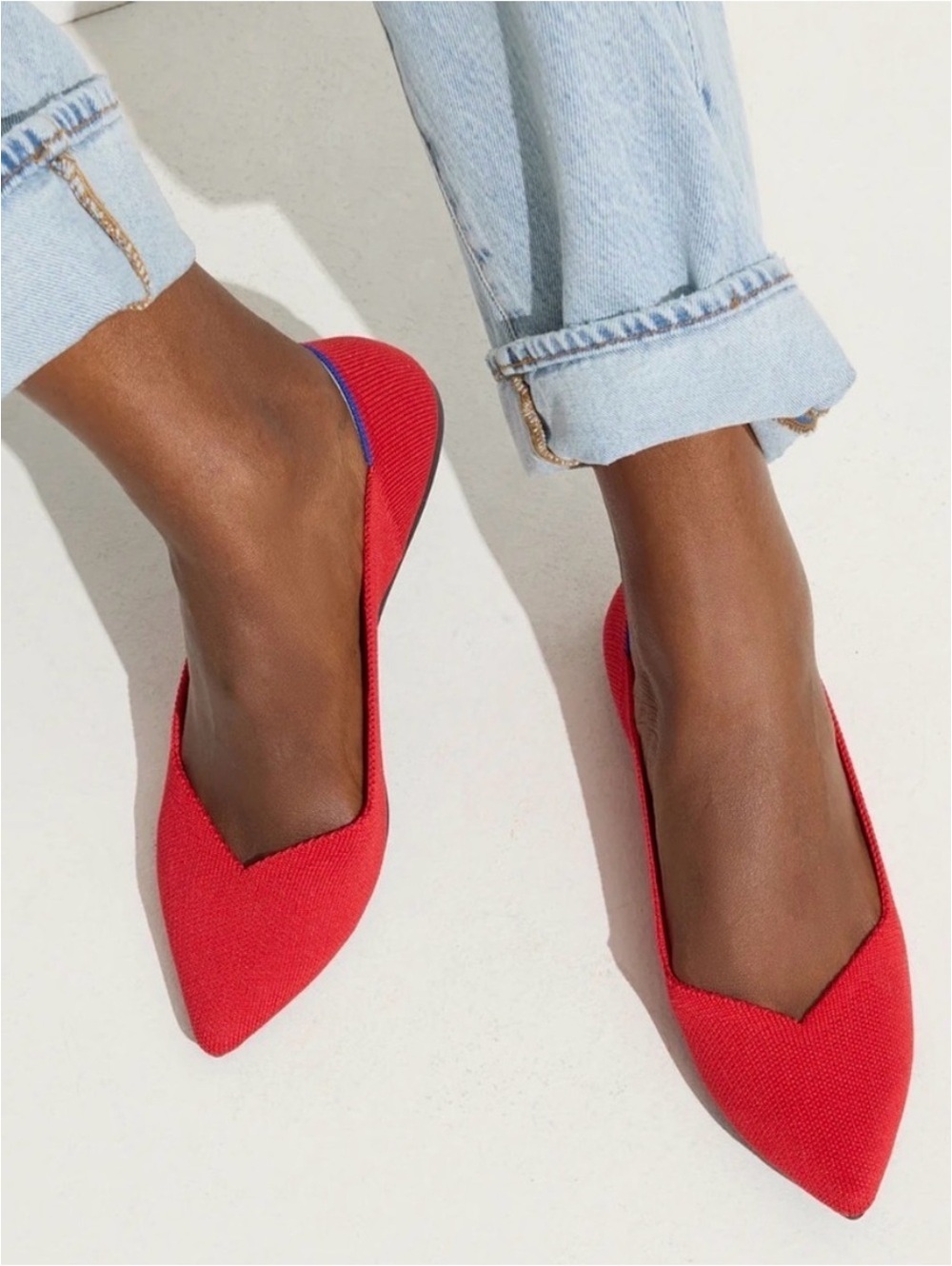Rothy’s The Point II Flats - Red - 8.5